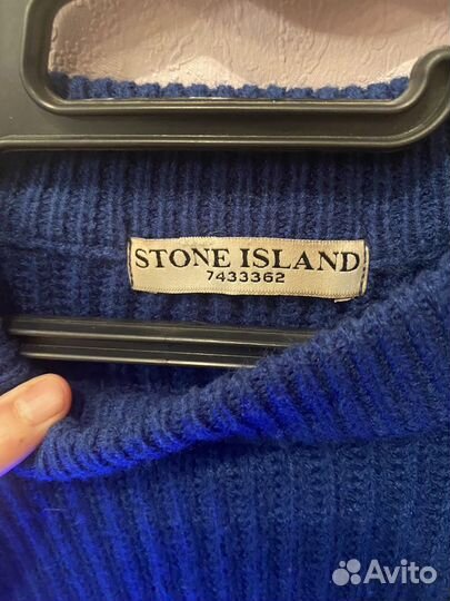 Винтажный свитер stone island