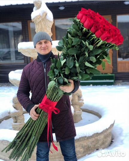 Розы-гиганты 140-150 см. Цветы. Букет