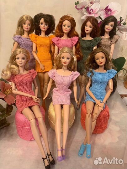 Одежда, платье для куклы Барби