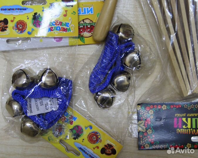 Набор шумовых музыкальных инструментов для детей