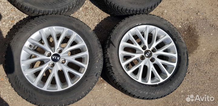Колеса r15 на kia rio зимние
