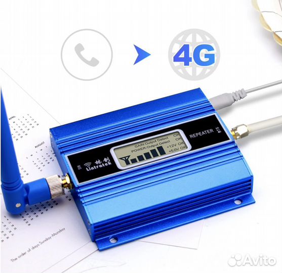 Усилитель сотовой связи репитер 4G 1800