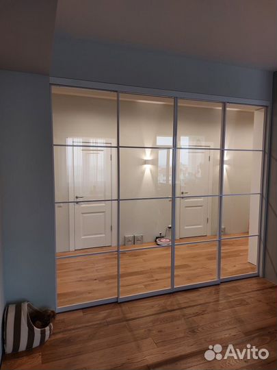 Стеклянные перегородки (раздвижные и стационарные)