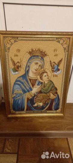 Картина гобелен Богородица