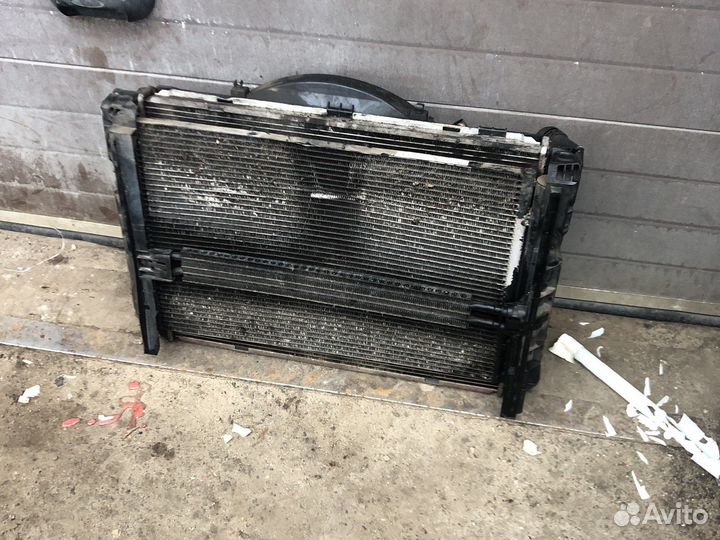 Кассета радиаторов bmw 3 е90 n52b25