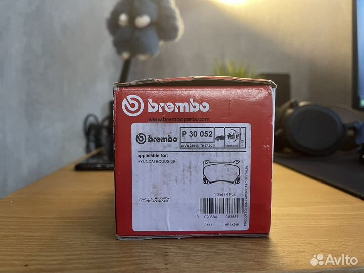 Колодки передние Hyundai Equus 09, Genesis 07