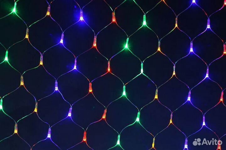 Гирлянда сетка 180 лампочек
