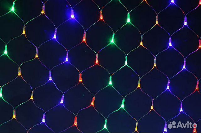 Гирлянда сетка 180 лампочек