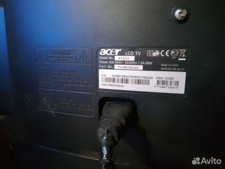 Телевизор acer