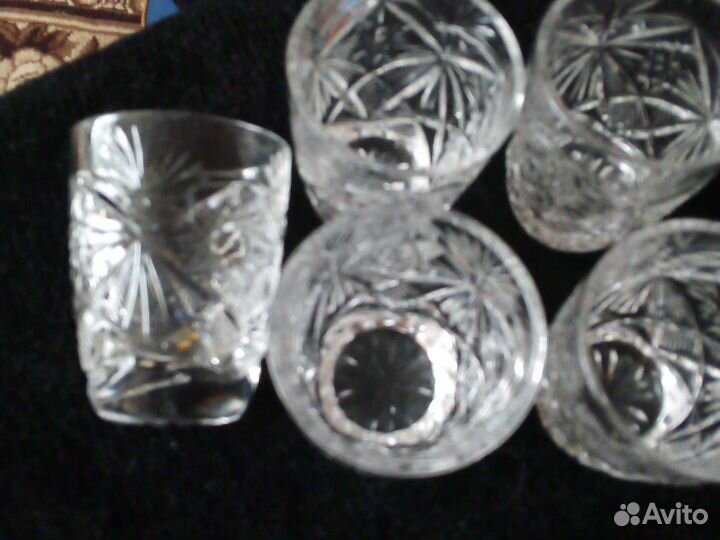 Рюмки хрусталь, стопки