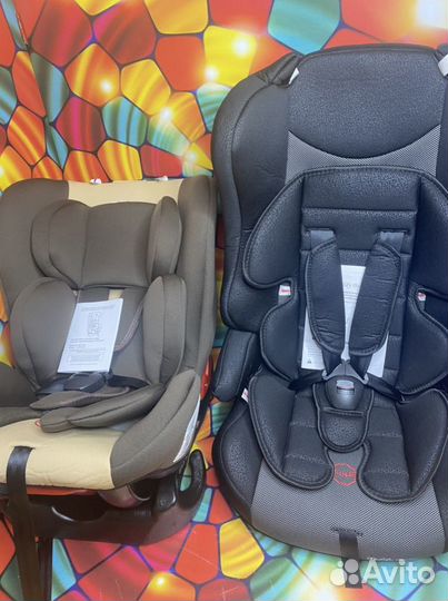 Новые детские автокресла 9-36,0-18,0-25 кг