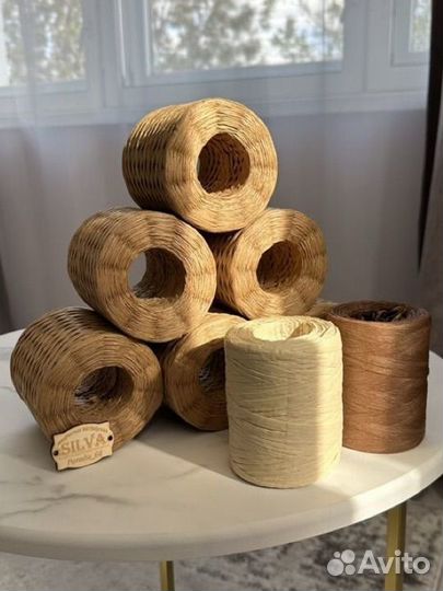 Пряжа рафия