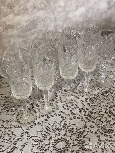 Хрустальные бокалы