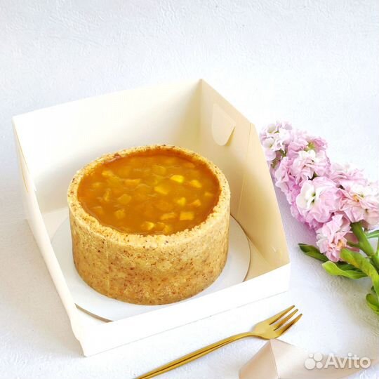 Торт Манго бенто чизкейк на заказ в подарок