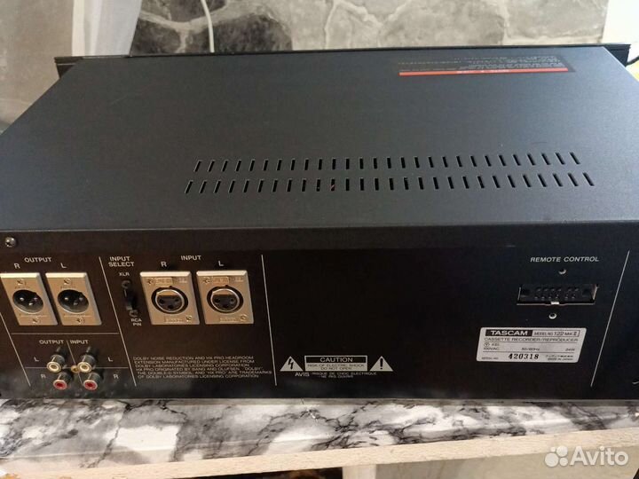 Кассетная дека tascam 122 mkii