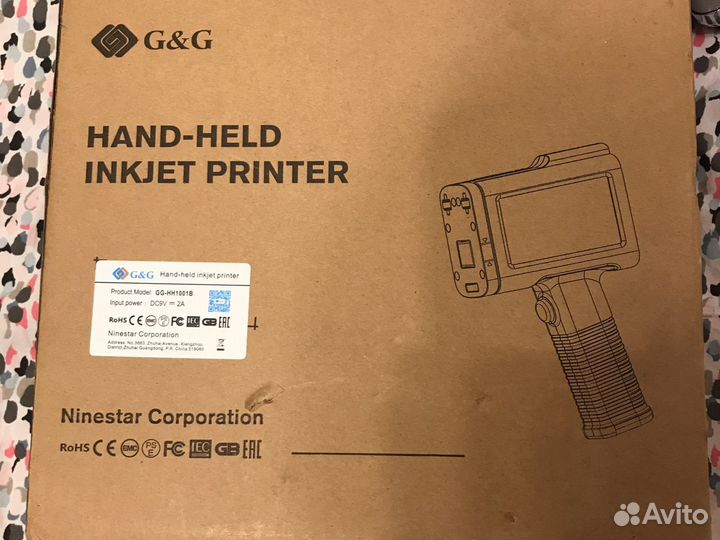 Ручной каплеструйный маркиратор G&G GG-HH1001B