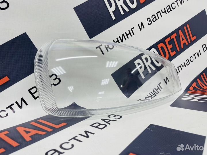 Стекло фары Калина 1 пластик под Bosch (правое)