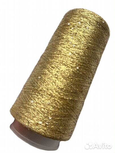 Нить люрекс с микро пайетками. Нить с пайетками