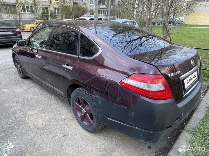 Nissan Teana 2.5 CVT, 2009, битый, 492 500 км