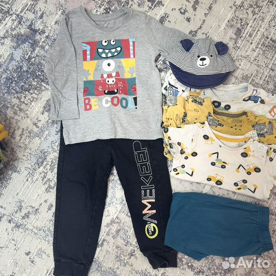 Пакет вещей для мальчика 86-92