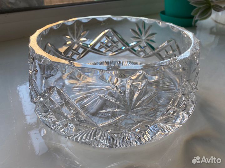 Ваза конфетница хрусталь СССР