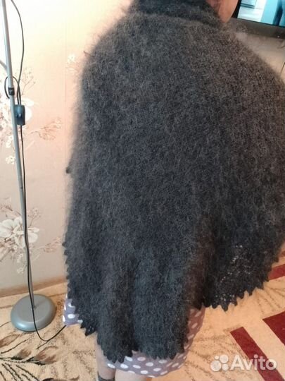 Шаль пуховая ручная работа