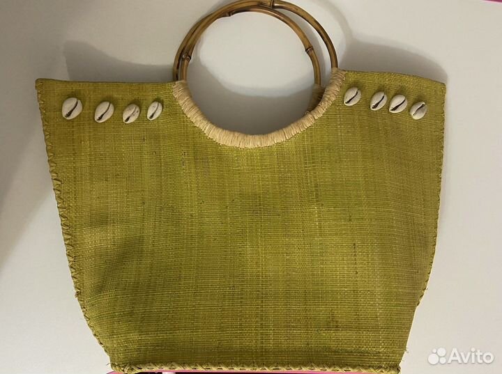 Cумка соломенная для моря
