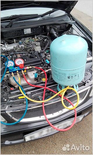 Заправка автокондиционеров с выездом