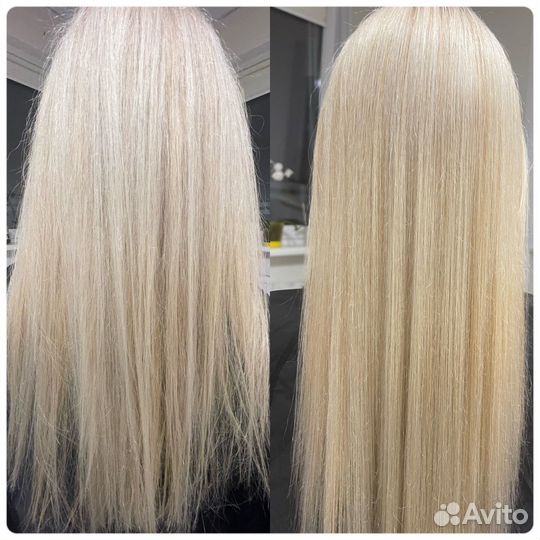 Кератиновое выпрямление волос на дому