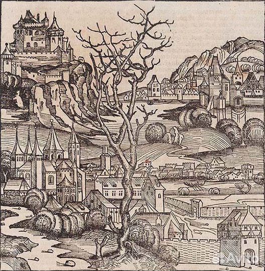 Франция. Нюрнбергская хроника, 1493 год