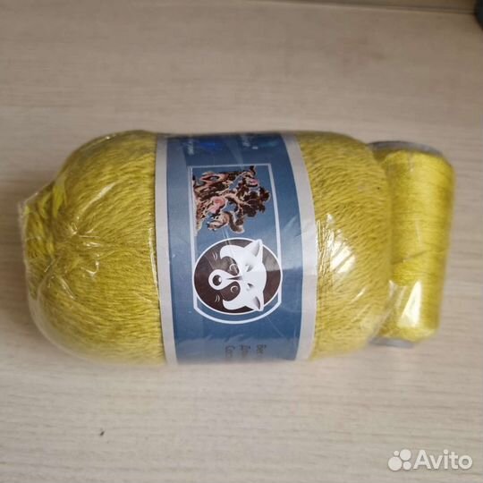 Пряжа пух норки. Синяя этикетка