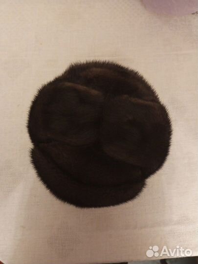 Шапка ушанка норковая женская