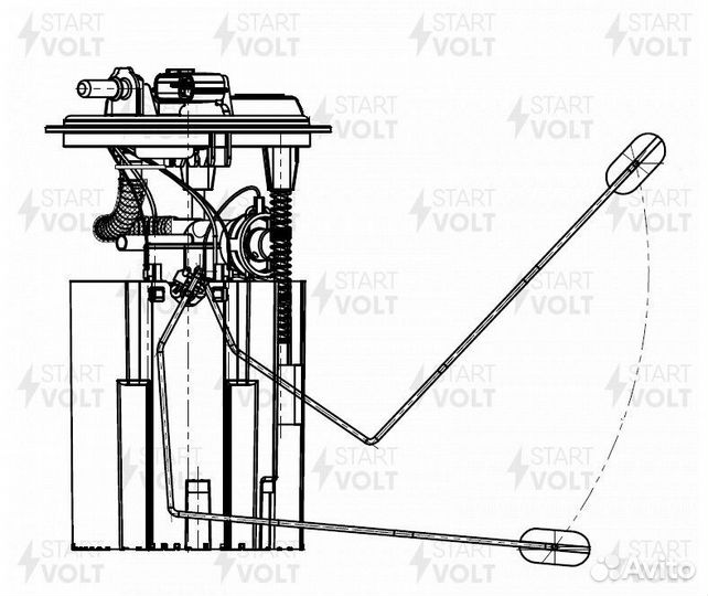 Модуль топливного насоса startvolt SFM 0917