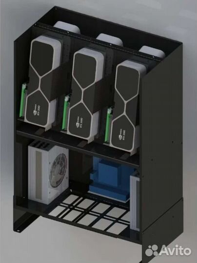 Ферма на RX 6700 XT (4шт.)