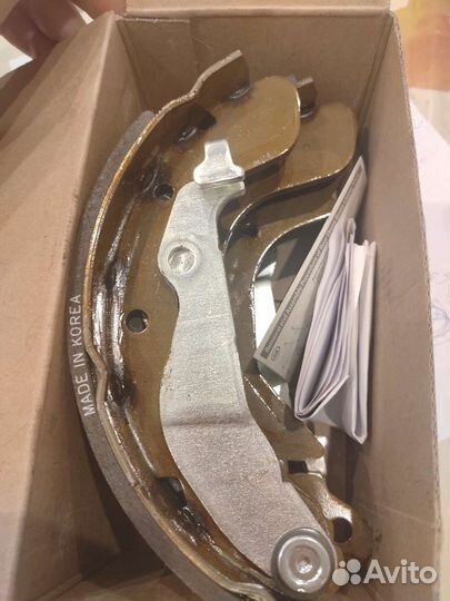 Задние барабанные Колодки на Daewoo Kalos. SA129