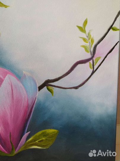 Картина маслом на холсте цветы