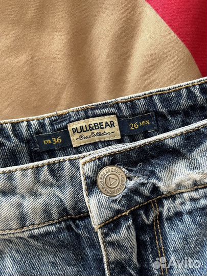 Шорты джинсовые Pull&Bear, р.42