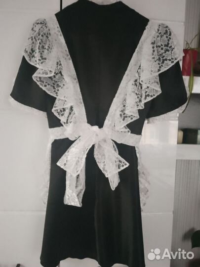 Школьный фартук и платье. Размер 44-46