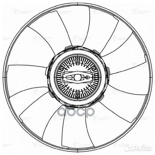 Муфта гидравлическая LVC1502 luzar