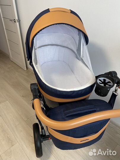 Коляска 2 в 1 adamex monte carbon