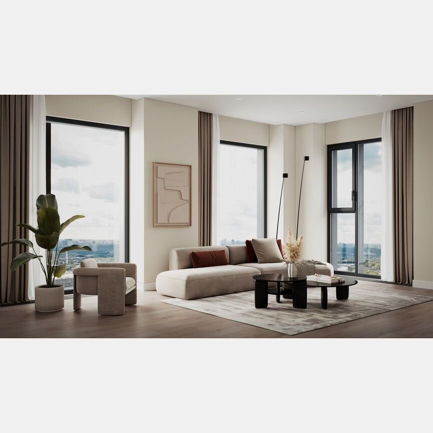 4-к. квартира, 102 м², 8/48 эт.