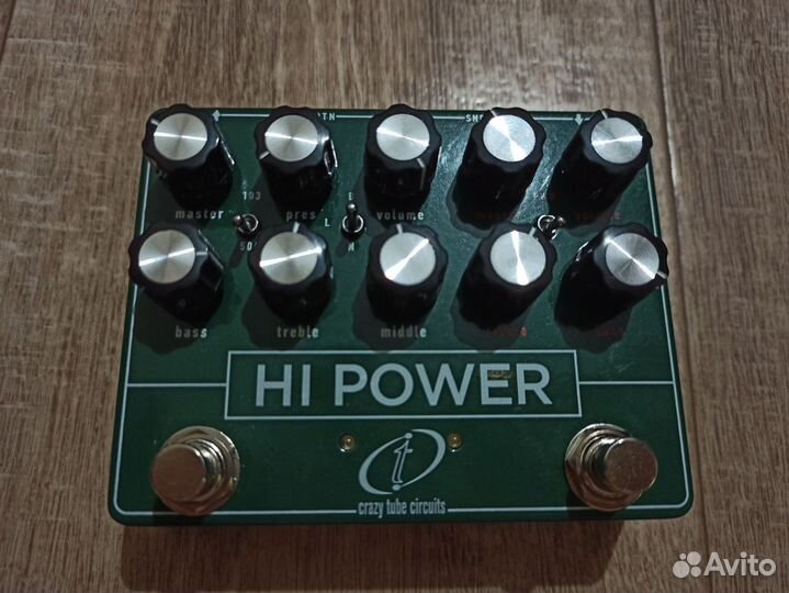 Crazy tube circuits hiwatt (клон LY Rock)