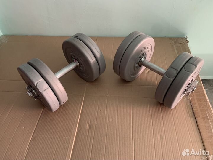 Гантели разборные Torneo по 2,5 кг. Новые