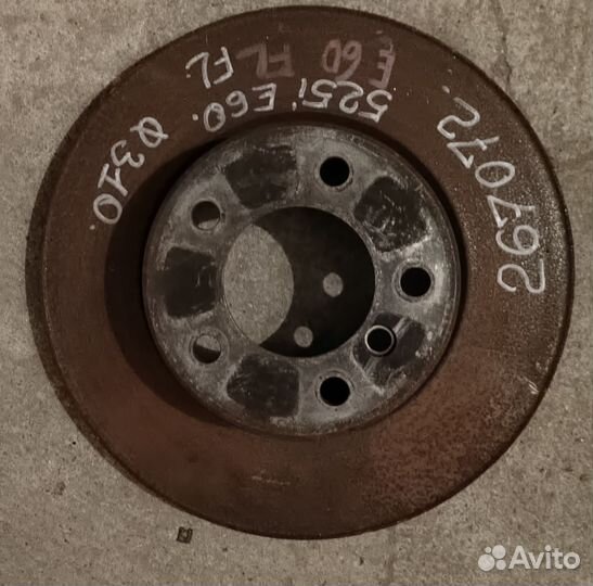 Диск передний тормозной BMW E60 FR, LR