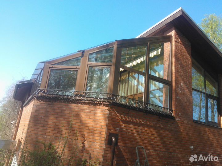 Окна, Остекление террас, Стеклянные крыши