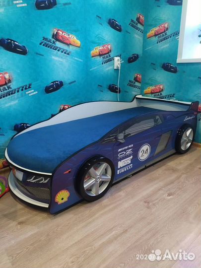 Серия Ламба с подъемным матрасом синяя