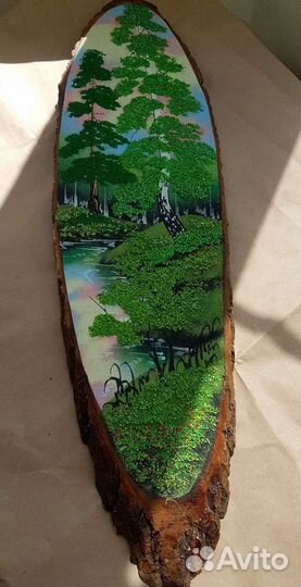 Настенное панно из дерева