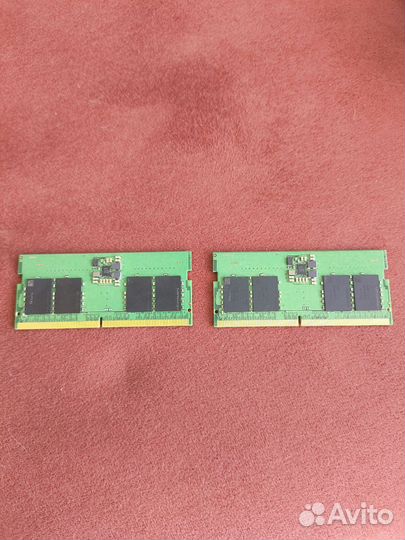 Оперативная память 8 гб DDR5-4800 SO-dimm x 2 sk h