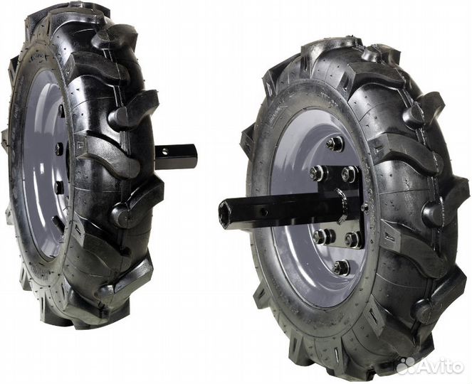 Мотоблок huter MK-11000 большие колеса 5/12