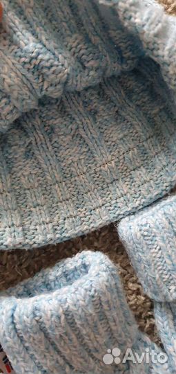 Шапка,шарф варежки fila